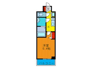 グランカリテ塚本(505)の物件間取画像